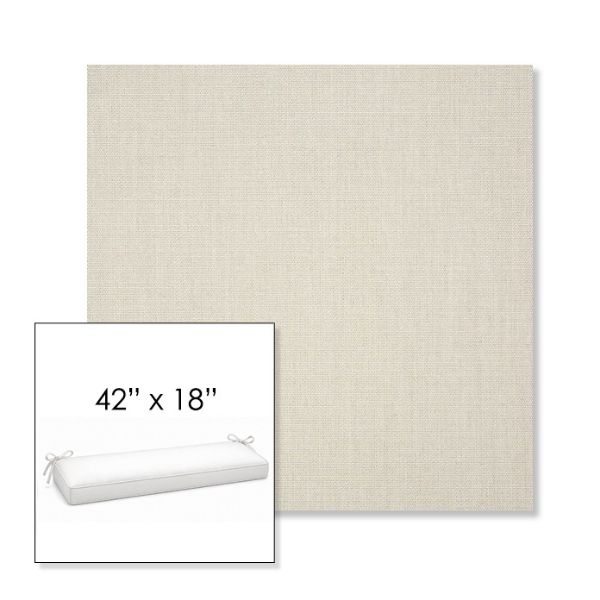 Picture of Canvas Cloud | Sunbrella® 42" x 18" Outdoor Bench Cushion