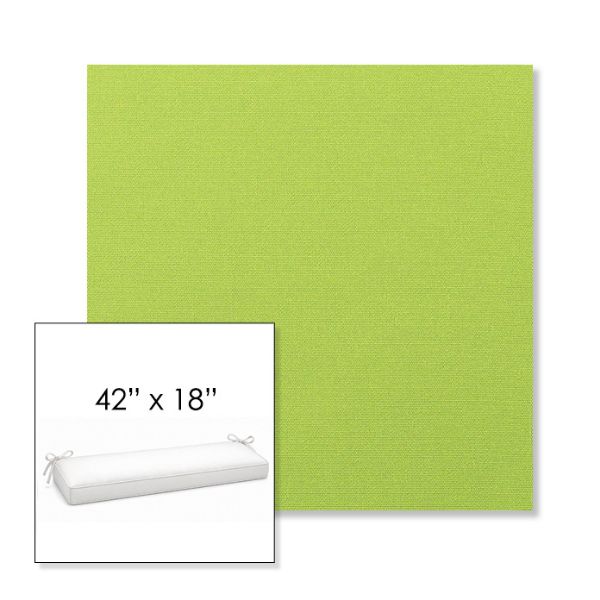 Picture of Canvas Macaw | Sunbrella® 42" x 18" Outdoor Bench Cushion