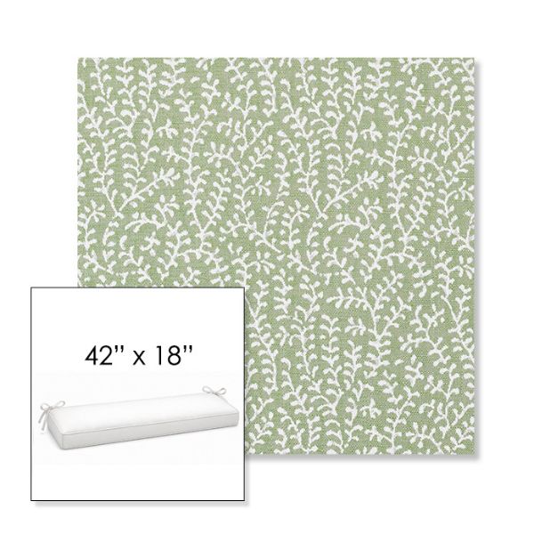 Picture of Eberly Spring | Sunbrella® 42" x 18" Outdoor Bench Cushion