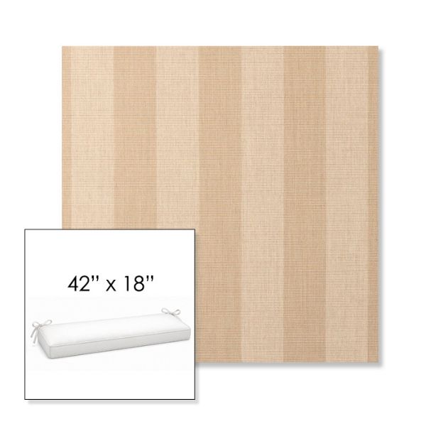 Picture of Expressive Sparrow | Sunbrella® 42" x 18" Outdoor Bench Cushion