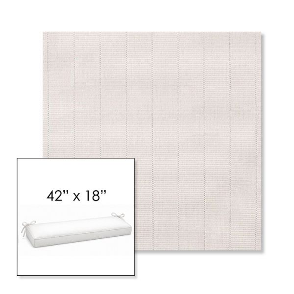 Picture of Kaia Linen | Sunbrella® 42" x 18" Outdoor Bench Cushion