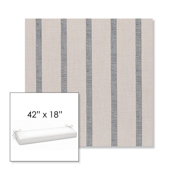 Picture of Mixi Sky | Sunbrella® 42" x 18" Outdoor Bench Cushion