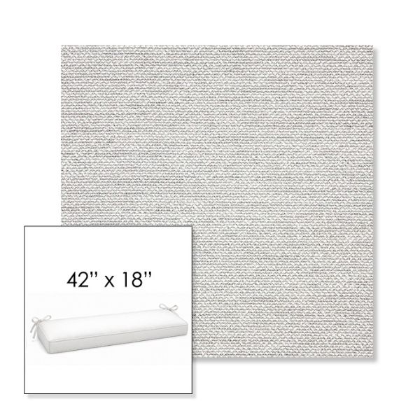 Picture of Nurture Pebble | Sunbrella® 42" x 18" Outdoor Bench Cushion