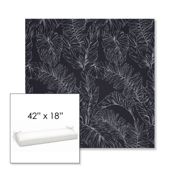 Picture of Palma Bahama | Sunbrella® 42" x 18" Outdoor Bench Cushion