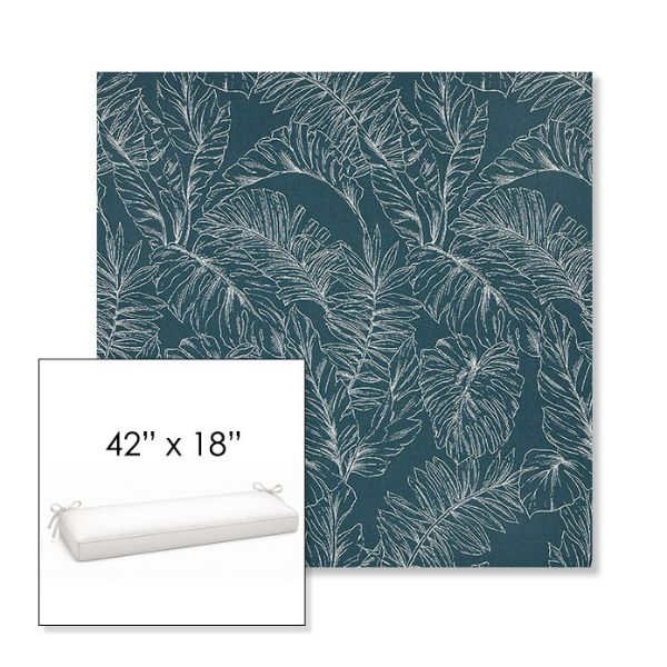 Picture of Palma Renew | Sunbrella® 42" x 18" Outdoor Bench Cushion