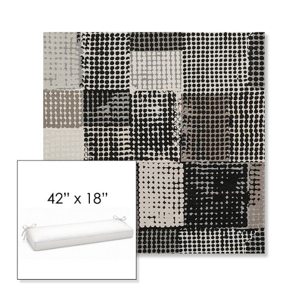 Picture of Pop Film | Sunbrella® 42" x 18" Outdoor Bench Cushion