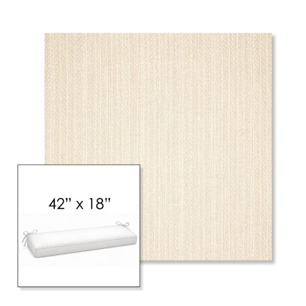 Picture of Posh Linen | Sunbrella® 42" x 18" Outdoor Bench Cushion