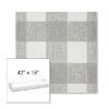 Picture of Preso Pebble | Sunbrella® 42" x 18" Outdoor Bench Cushion