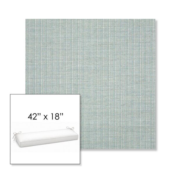 Picture of Proven Seaglass | Sunbrella® 42" x 18" Outdoor Bench Cushion