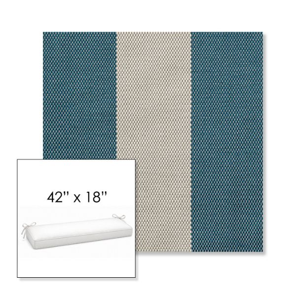 Picture of Rothko Curacao | Sunbrella® 42" x 18" Outdoor Bench Cushion