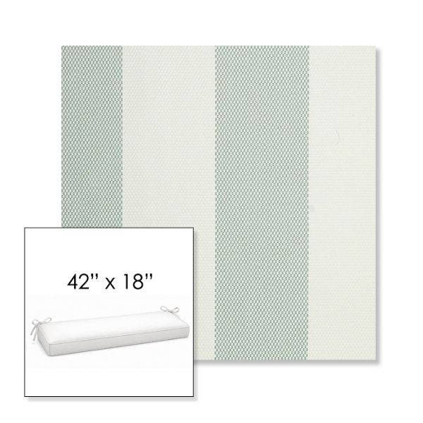 Picture of Rothko Seahorse | Sunbrella® 42" x 18" Outdoor Bench Cushion