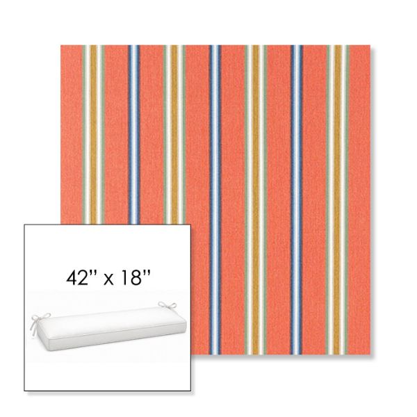 Picture of Saltillo Sedona | Sunbrella® 42" x 18" Outdoor Bench Cushion