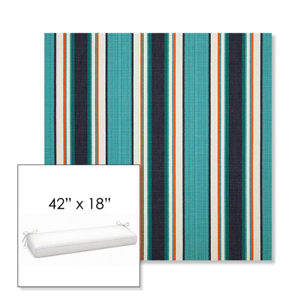 Picture of Token Surfside | Sunbrella® 42" x 18" Outdoor Bench Cushion