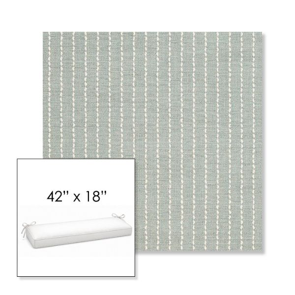 Picture of Trail Sky | Sunbrella® 42" x 18" Outdoor Bench Cushion