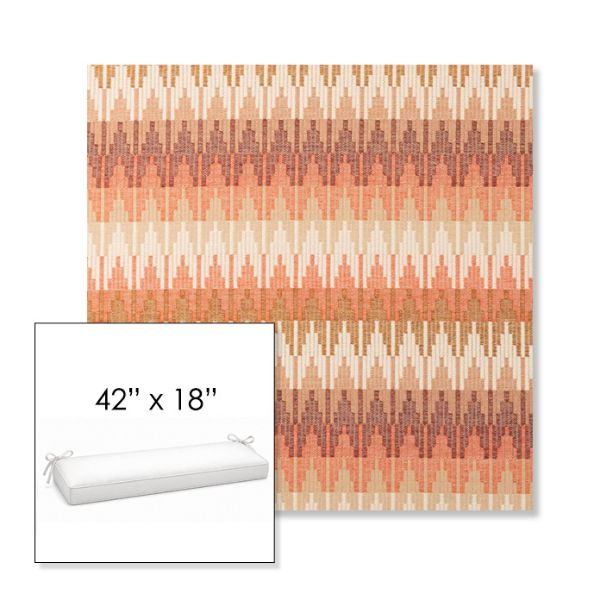 Picture of Valley Desert | Sunbrella® 42" x 18" Outdoor Bench Cushion