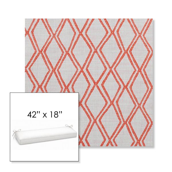 Picture of Voyage Tamale | Sunbrella® 42" x 18" Outdoor Bench Cushion