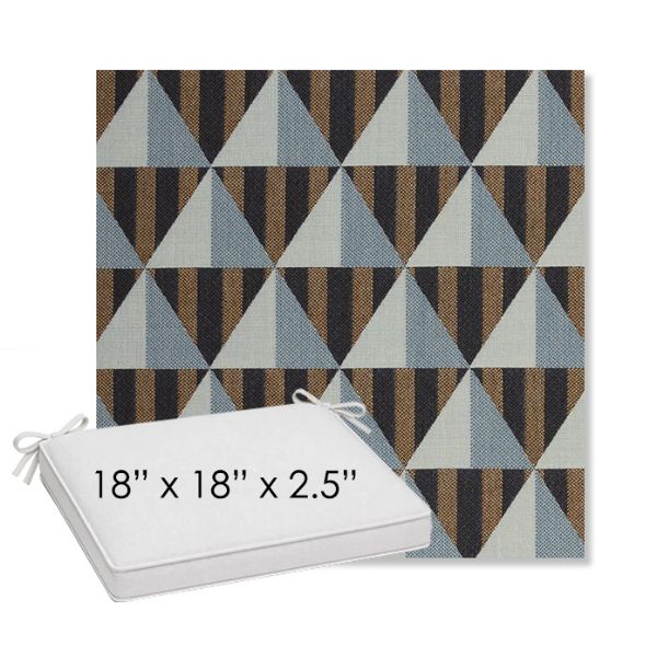 Picture of Buoy Cape Cod | Sunbrella® 18" x 18" Outdoor Dining Cushion