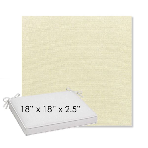 Picture of Canvas Canvas | Sunbrella® 18" x 18" Outdoor Dining Cushion