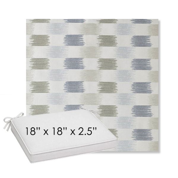 Picture of Dream Mist | Sunbrella® 18" x 18" Outdoor Dining Cushion