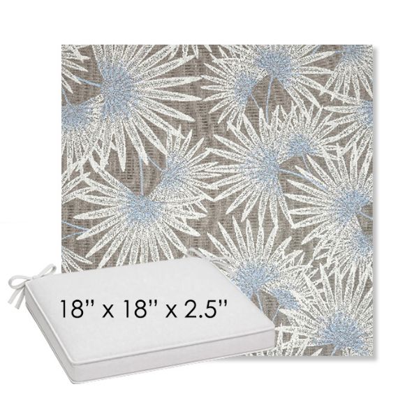 Picture of Etta Vapor | Sunbrella® 18" x 18" Outdoor Dining Cushion