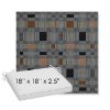 Picture of Rubix Vintage Denim | Sunbrella® 18" x 18" Outdoor Dining Cushion