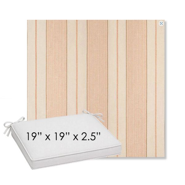 Picture of Carlo Mesa | Sunbrella® 19" x 19" Outdoor Dining Cushion