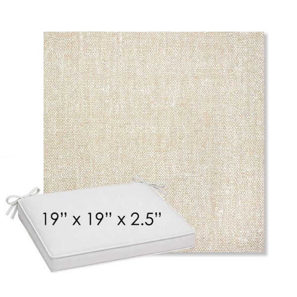 Picture of Chartres Cloud | Sunbrella® 19" x 19" Outdoor Dining Cushion