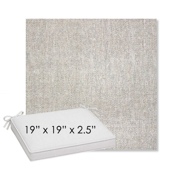 Picture of Chartres Silk | Sunbrella® 19" x 19" Outdoor Dining Cushion