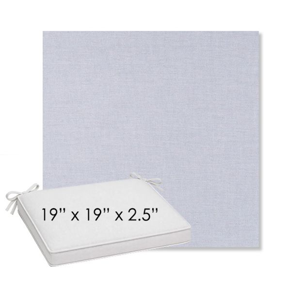 Picture of Exhale Sky | Sunbrella® 19" x 19" Outdoor Dining Cushion