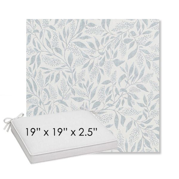 Picture of Exquisite Mist | Sunbrella® 19" x 19" Outdoor Dining Cushion