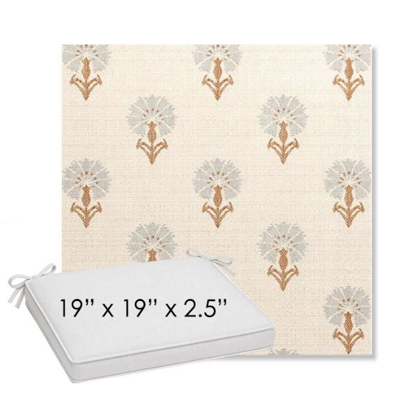 Picture of Mira Chai | Sunbrella® 19" x 19" Outdoor Dining Cushion