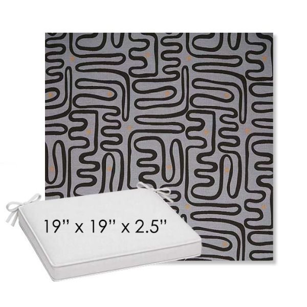 Picture of Nema Moonlight | Sunbrella® 19" x 19" Outdoor Dining Cushion