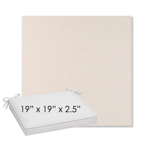 Picture of Nuance Cloud | Sunbrella® 19" x 19" Outdoor Dining Cushion