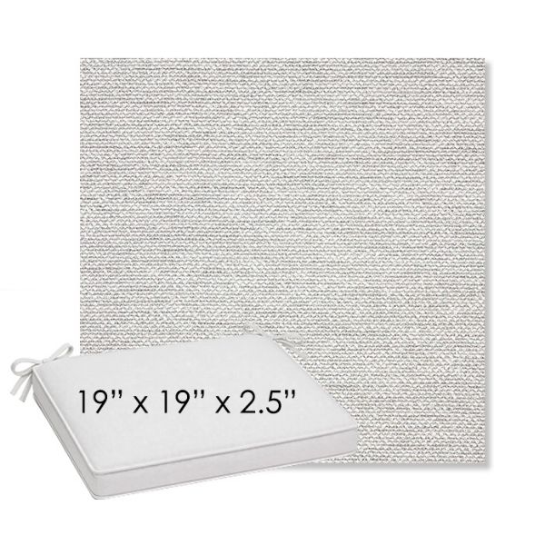 Picture of Nurture Pebble | Sunbrella® 19" x 19" Outdoor Dining Cushion