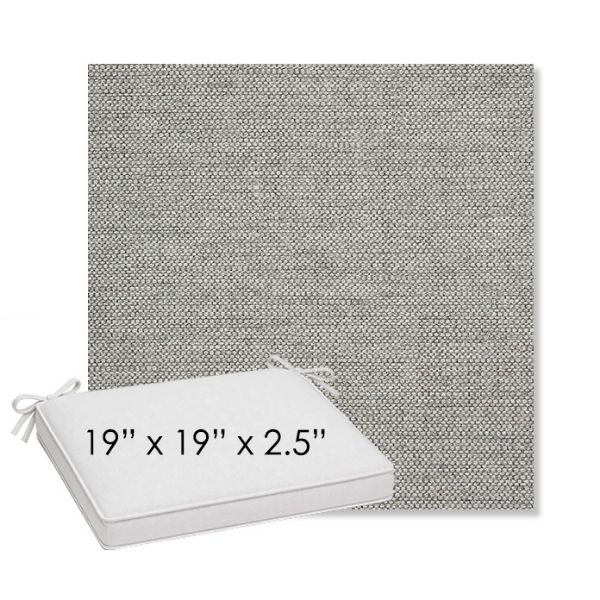 Picture of Piazza Stone | Sunbrella® 19" x 19" Outdoor Dining Cushion