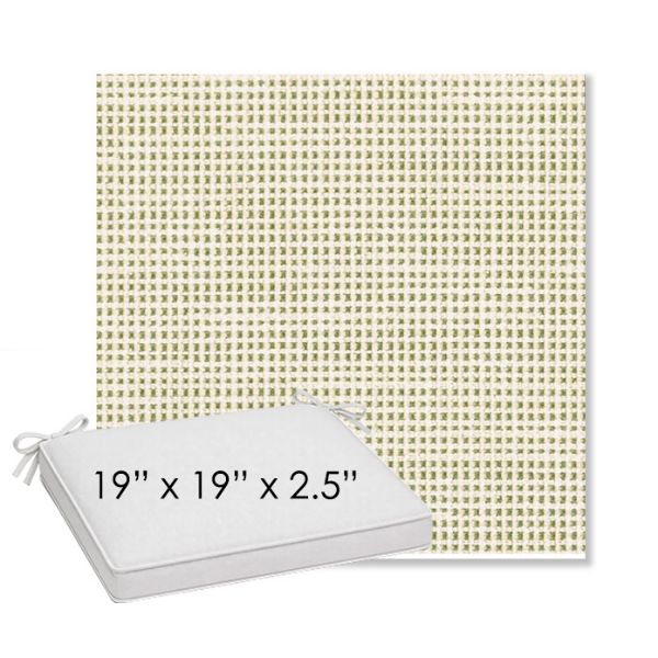 Picture of Rest Meadow | Sunbrella® 19" x 19" Outdoor Dining Cushion