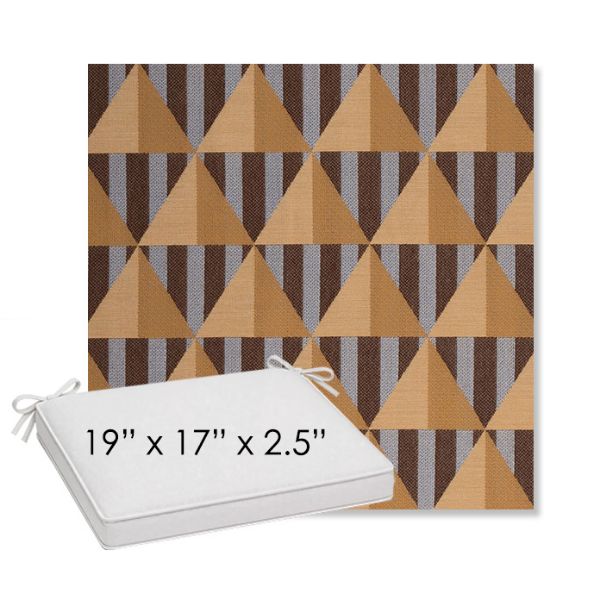 Picture of Buoy Sunset | Sunbrella® 19" x 17" Outdoor Dining Cushion