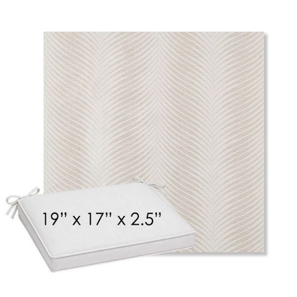 Picture of Clock Out Cloud | Sunbrella® 19" x 17" Outdoor Dining Cushion