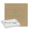 Picture of Linen Sesame | Sunbrella® 19" x 17" Outdoor Dining Cushion