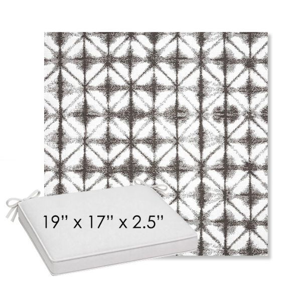 Picture of Midori Stone | Sunbrella® 19" x 17" Outdoor Dining Cushion