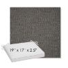 Picture of Piazza Graphite | Sunbrella® 19" x 17" Outdoor Dining Cushion