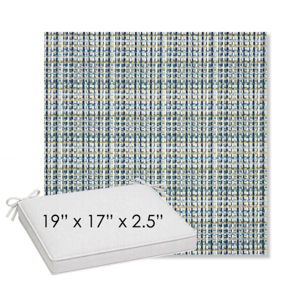 Picture of Principle Lagoon | Sunbrella® 19" x 17" Outdoor Dining Cushion