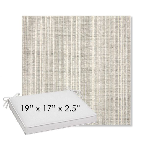 Picture of Proven Dove | Sunbrella® 19" x 17" Outdoor Dining Cushion