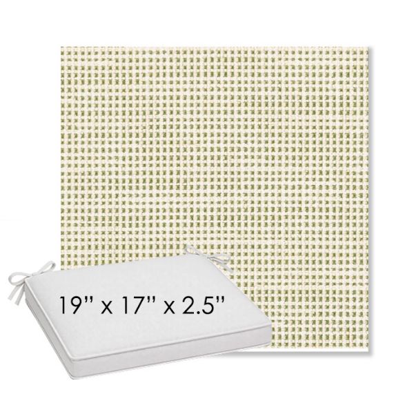 Picture of Rest Meadow | Sunbrella® 19" x 17" Outdoor Dining Cushion