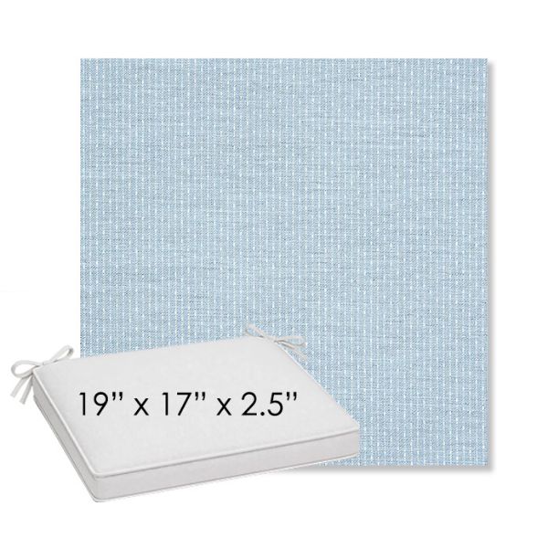 Picture of Solo Ocean | Sunbrella® 19" x 17" Outdoor Dining Cushion