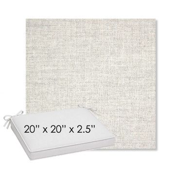 Picture of Crush Cloud | Sunbrella® 20" x 20" Outdoor Dining Cushion