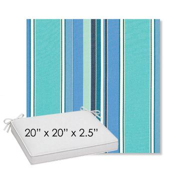 Picture of Dolce Oasis | Sunbrella® 20" x 20" Outdoor Dining Cushion