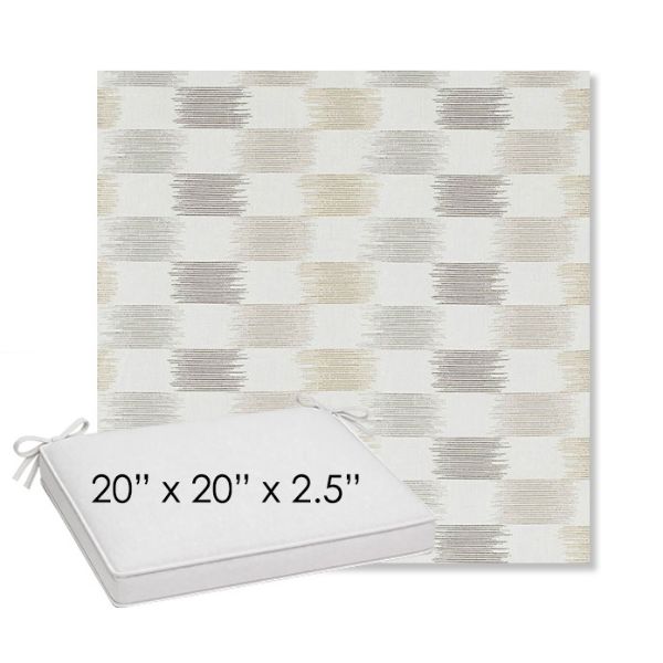 Picture of Dream Dune | Sunbrella® 20" x 20" Outdoor Dining Cushion