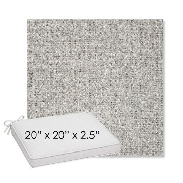 Picture of Dumont Dove | Sunbrella® 20" x 20" Outdoor Dining Cushion