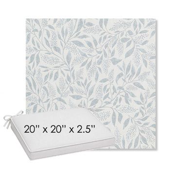 Picture of Exquisite Mist | Sunbrella® 20" x 20" Outdoor Dining Cushion